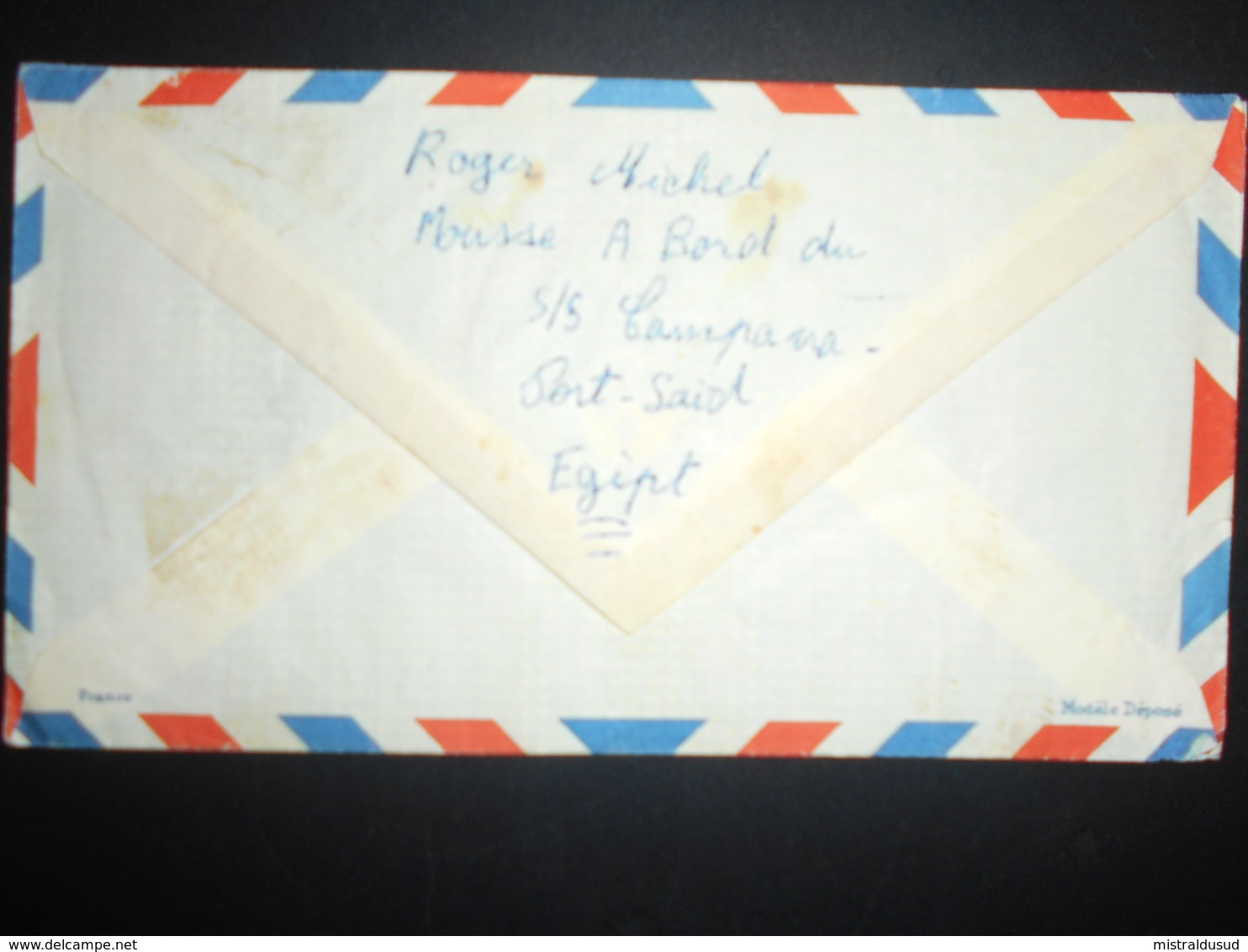 Egypte Lettre De Port-said 1955 Pour Marseille - Lettres & Documents