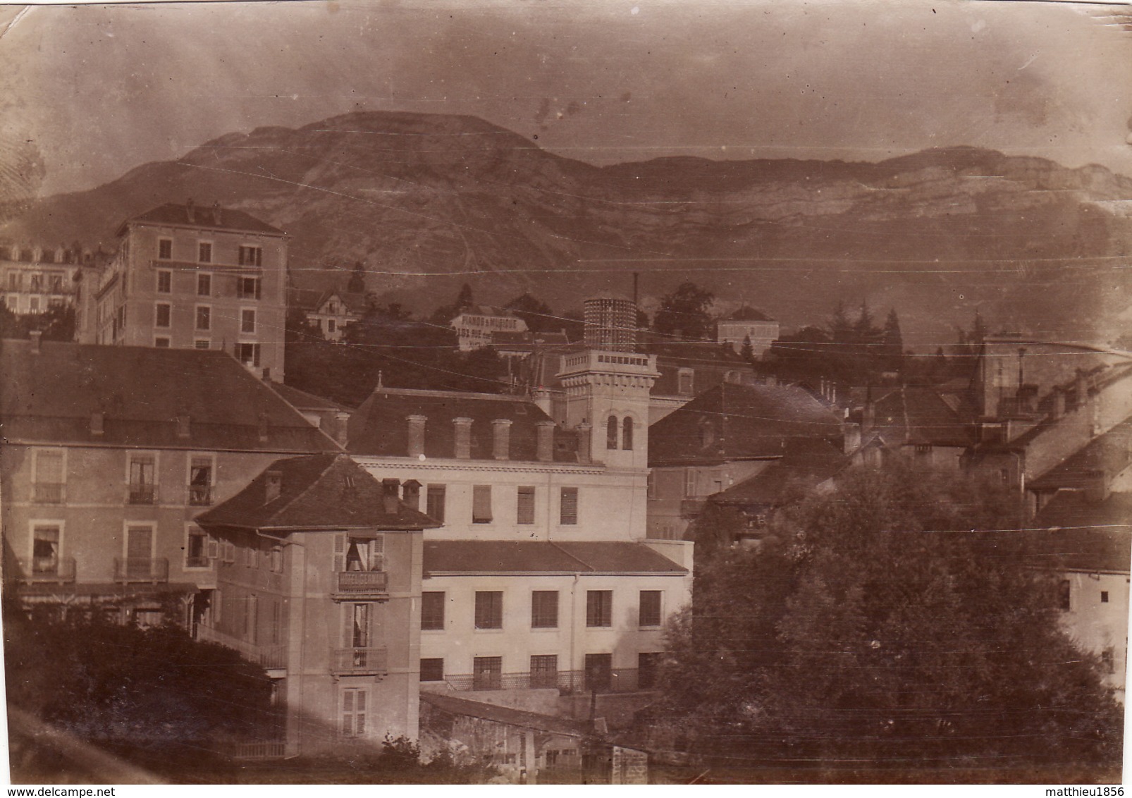 Photo Années 1900 AIX-LES-BAINS - Une Vue, Hôtel Germain (A207) - Aix Les Bains