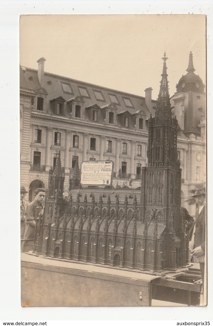 CARTE PHOTO - ULM - REPRODUCTION MAQUETTE CATHEDRALE - Ulm