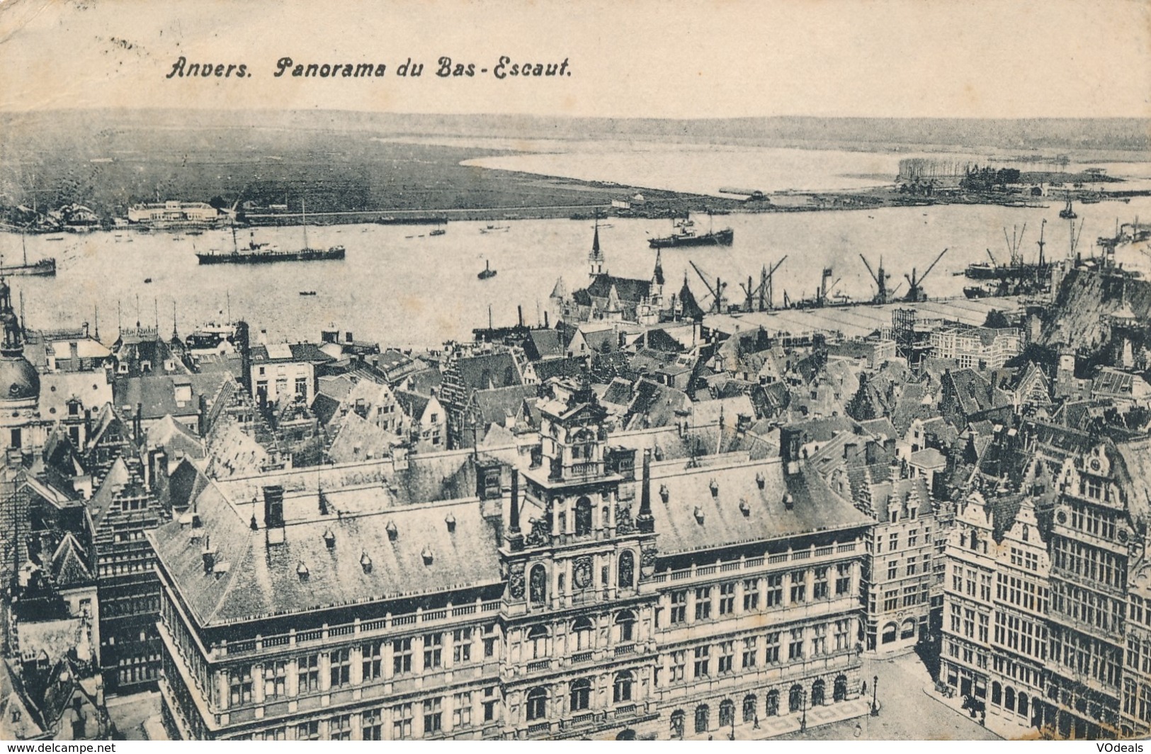 CPA - Belgique - Antwerpen - Anvers - Panorama Du Bas-Escaut - Antwerpen