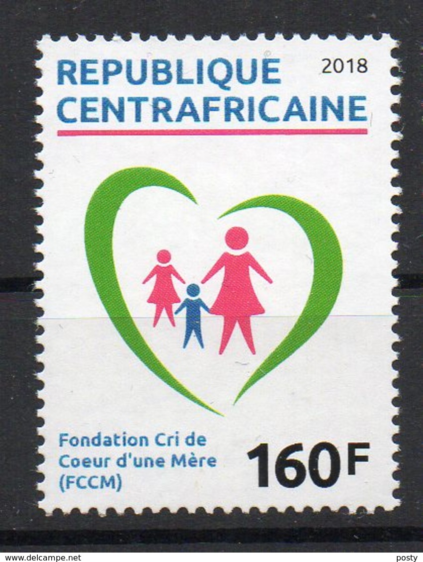 CENTRAFRIQUE - 2018 - FONDATION CRI DE COEUR D'UNE MERE - FOUNDATION FOR MOTHERS - COEUR - HEART - - República Centroafricana