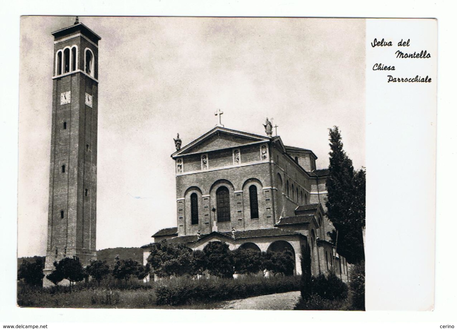 SELVA  DEL  MONTELLO (TV):  CHIESA  PARROCCHIALE  -  FOTO  -  FG - Churches & Convents