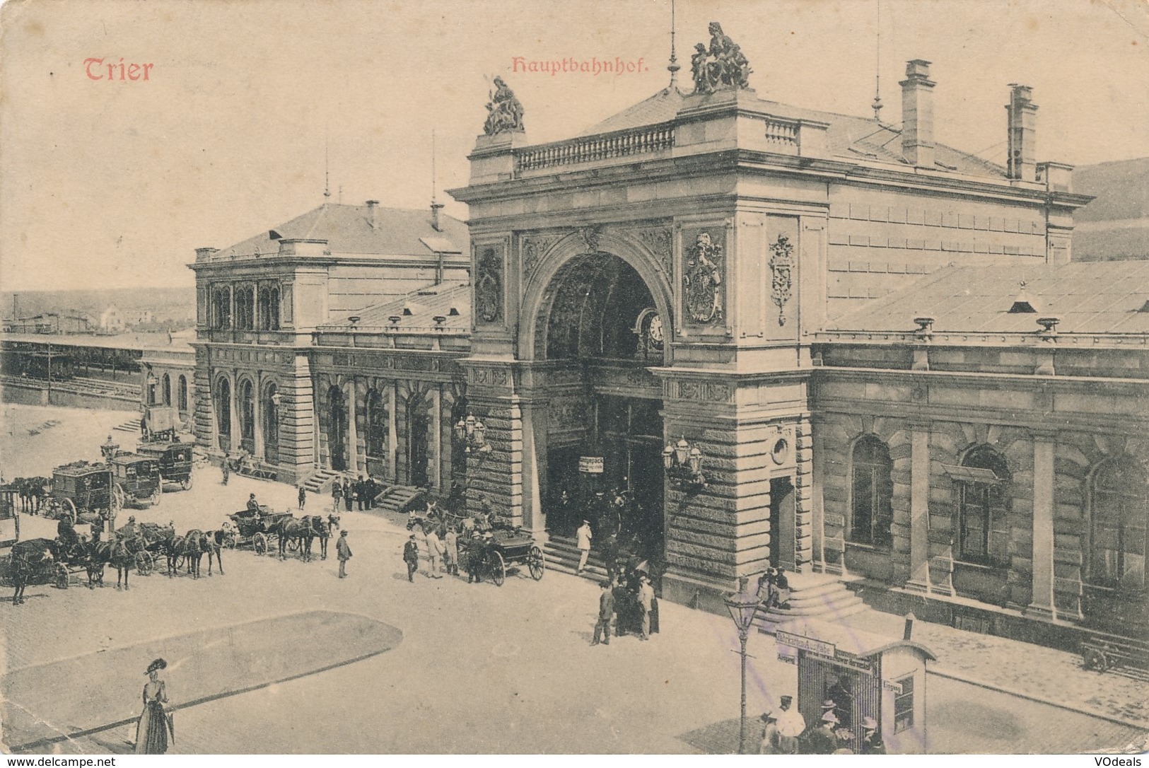 CPA - Allemagne -  Rhénanie-Palatinat - Trier - Rauptbahnhof - Trier