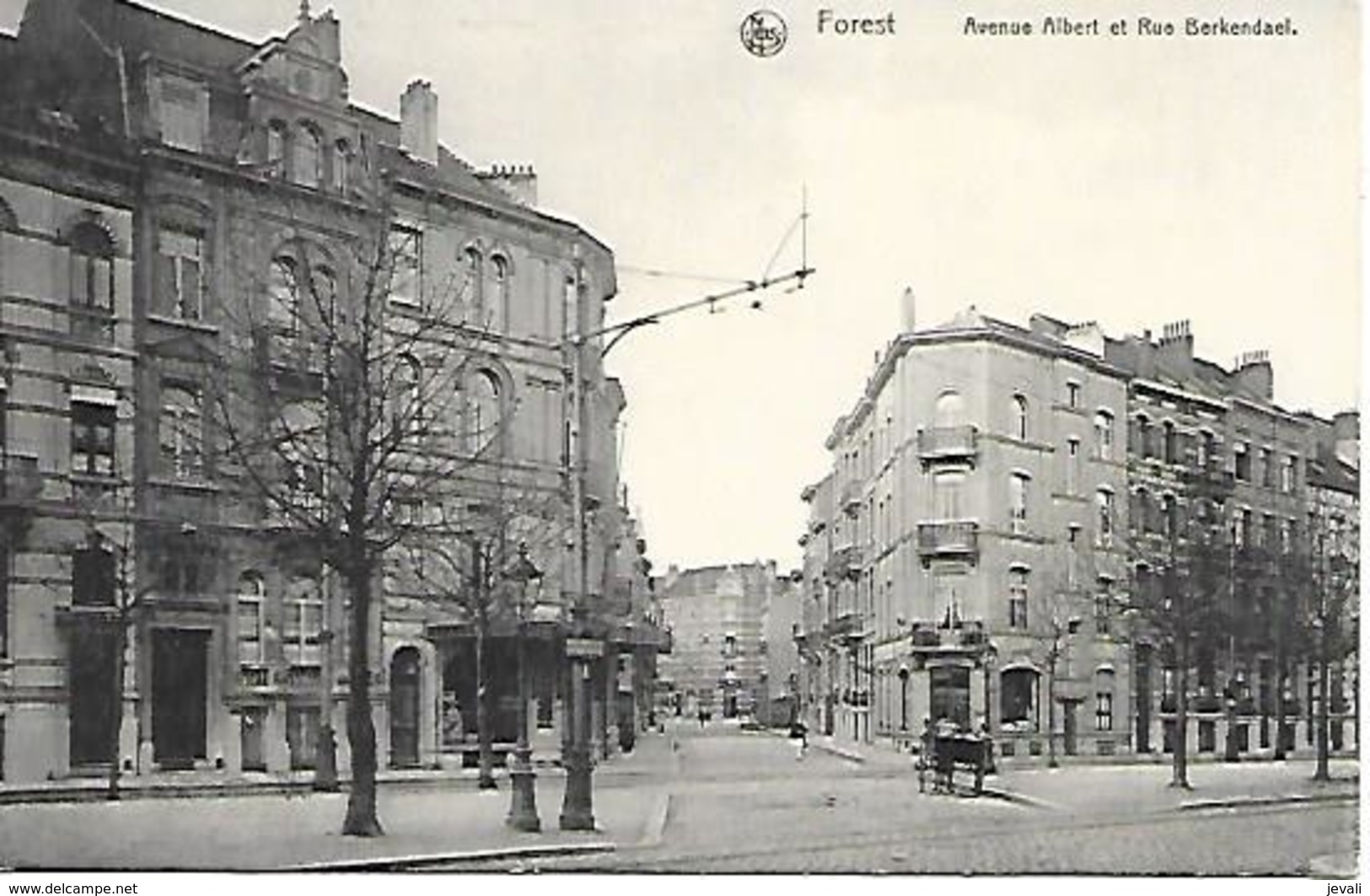 CPA /PK /  AK  -  FOREST  Avenue Albert Et Rue Berkendael - Forest - Vorst