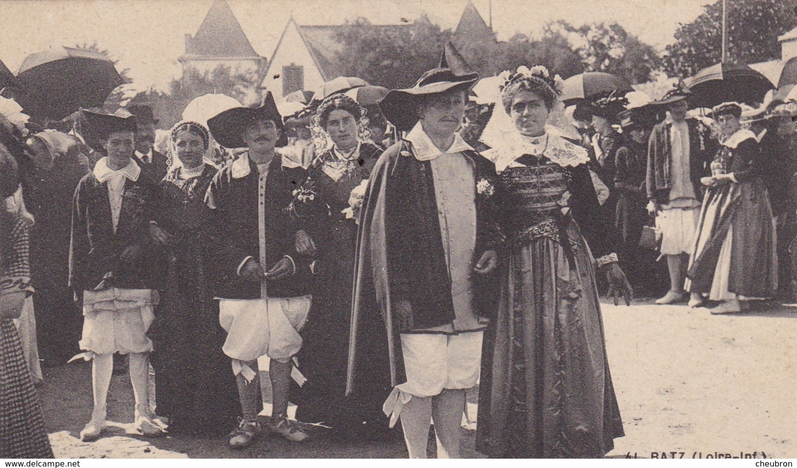 44. BATZ SUR MER. CPA. MARIAGE DE PALUDIERS - Batz-sur-Mer (Bourg De B.)