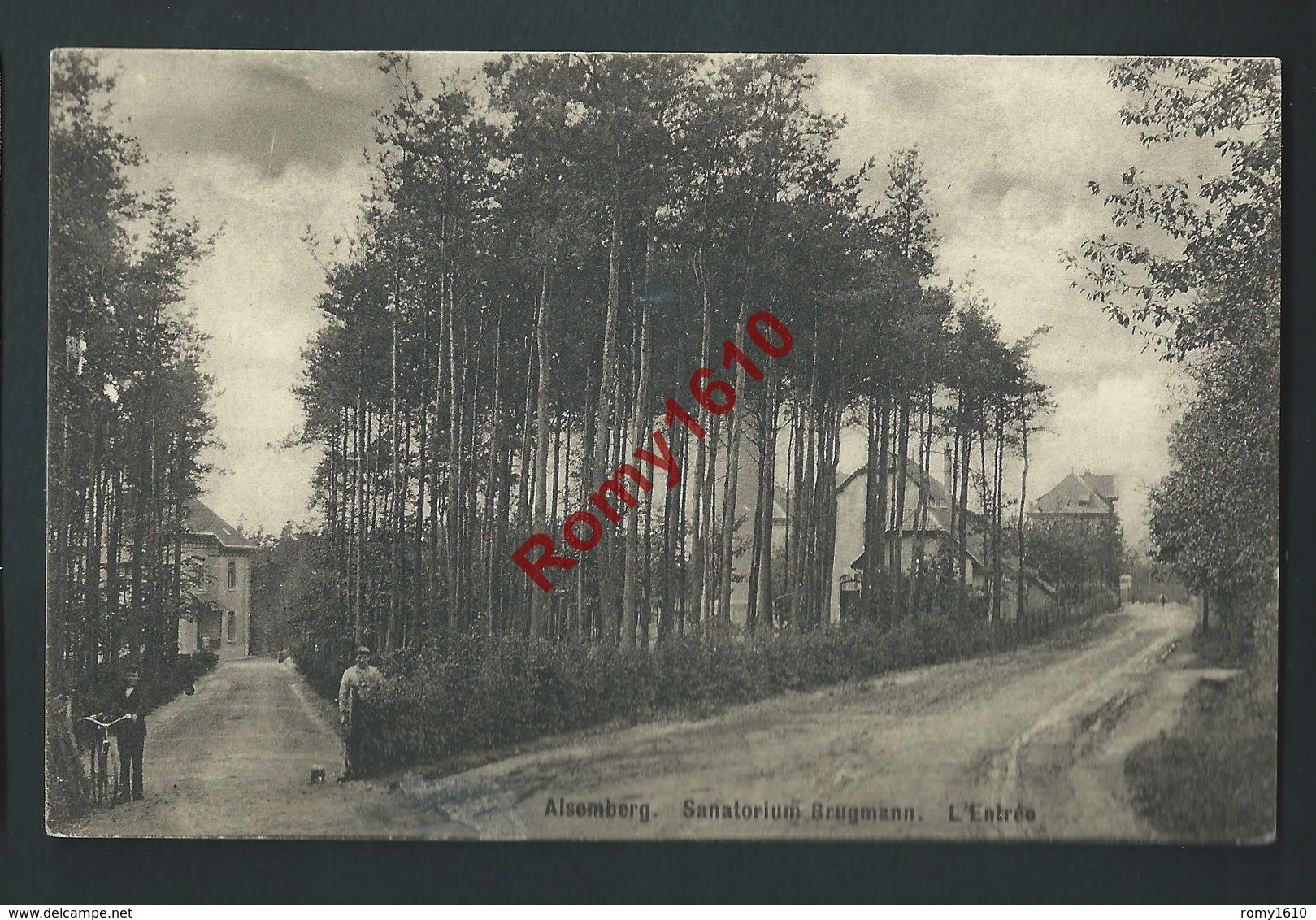 Alsemberg.  Antrée Du Sanatorium Brugmann. Animée. Circulé . 2 Scans. - Vilvoorde