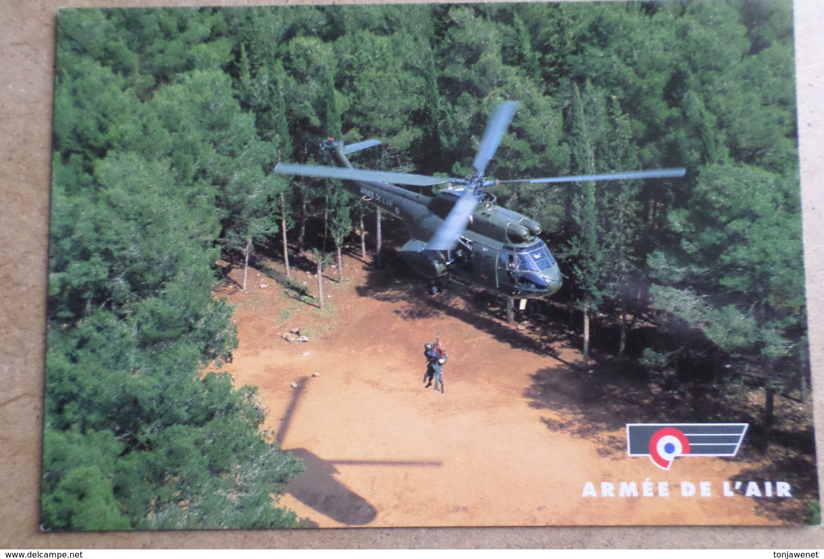 PUMA - Flotte Hélicoptère De La FAP - Exercice De Sauvetage - ( Avion Aviation Armée De L'Air ) - Helicópteros