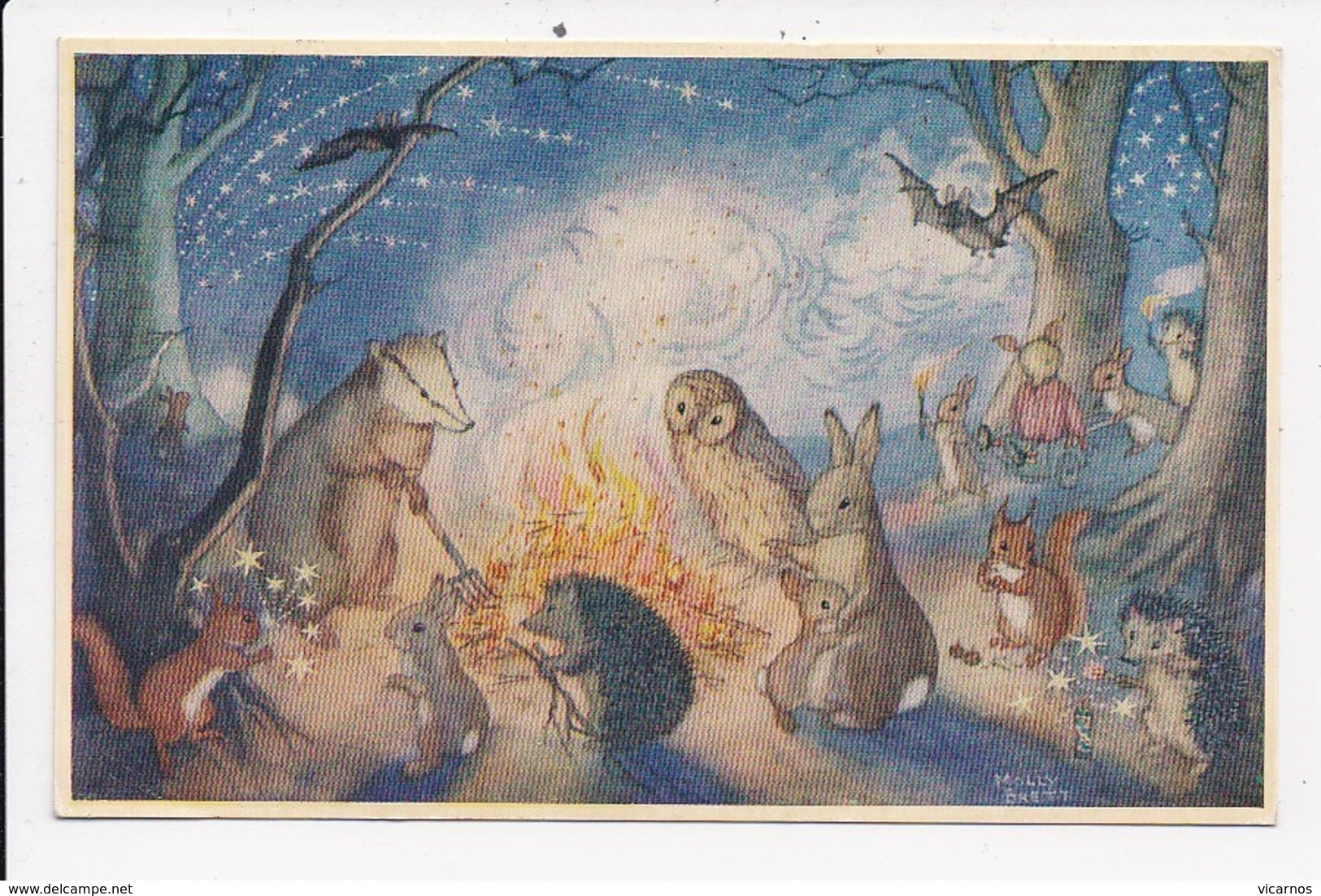 CPM ILLUSTRATEUR MOLLY BRETT Bonfire Night - Andere & Zonder Classificatie