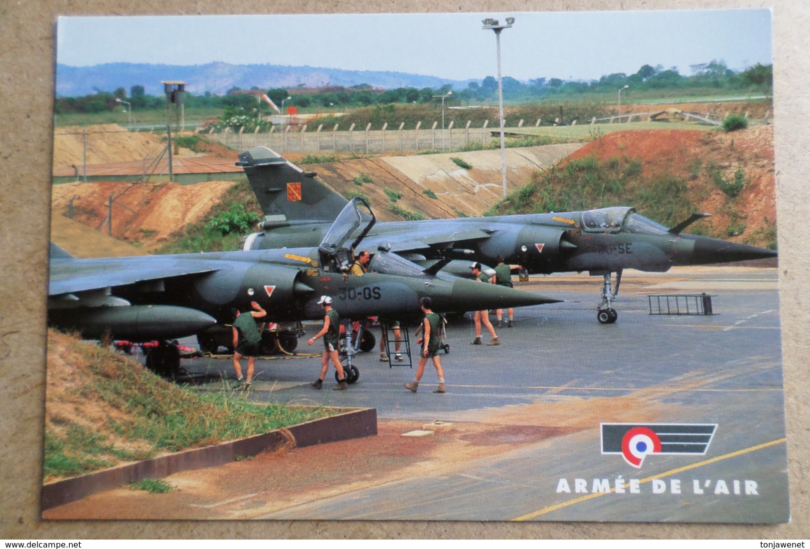 MIRAGE F1 CT -  Escadron De Chasse Alsace Et Normandie Niemen Terrain De Bangui M'Poko ( Avion,Aviation,Armée De L'Air ) - 1946-....: Ere Moderne