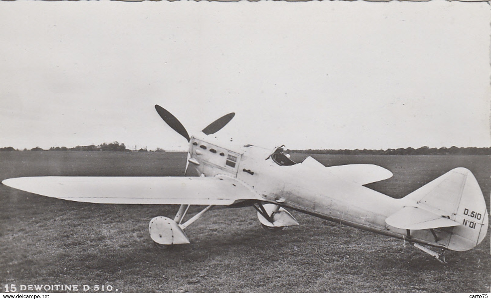 Aviation - Avions - Avion De Chasse Monoplace Dewoitine D 510 - Editions Sepheriades - 1919-1938: Entre Guerres