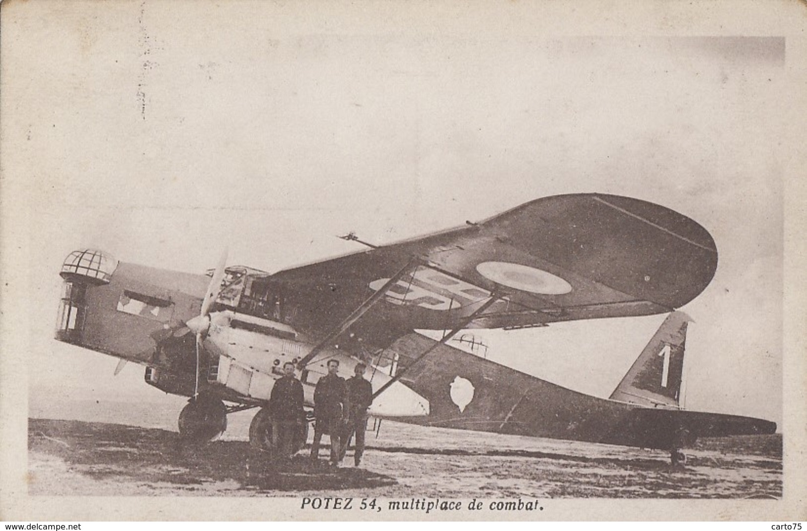 Aviation - Avions - Avion Militaire Potez 54 Multiplace - Bombardier - Editeur Foyer Dugny - 1919-1938: Entre Guerres