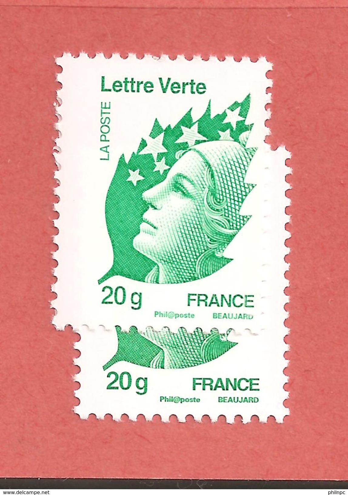 France, 4593, 1er Tirage, TD 215, Presse Epikos, Neuf **, TTB, Marianne De Beaujard, Lettre Verte - 2008-2013 Marianne Of Beaujard