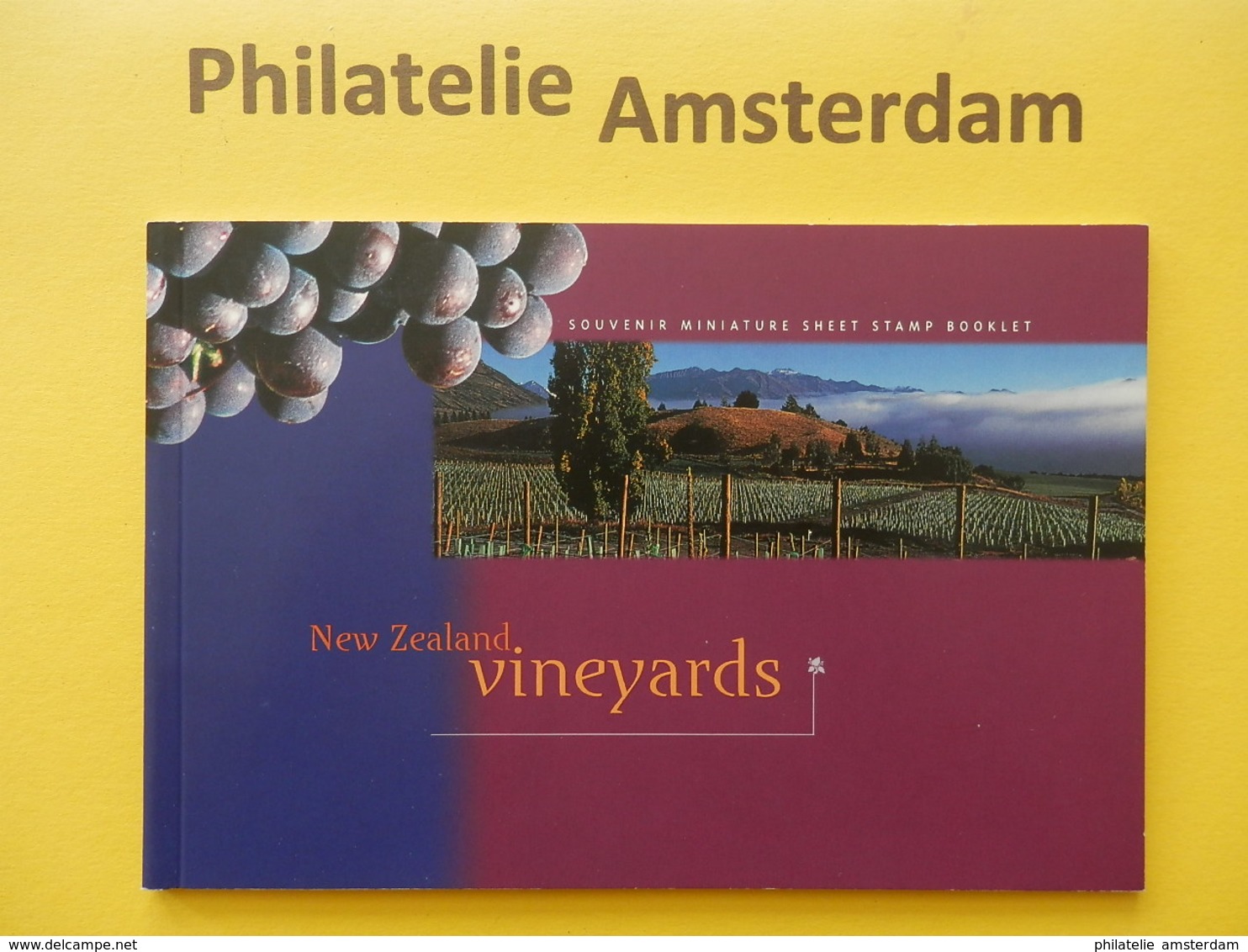 New Zealand 1997, WINE / VINEYARDS: Mi 1584-89, ** BK - Postzegelboekjes