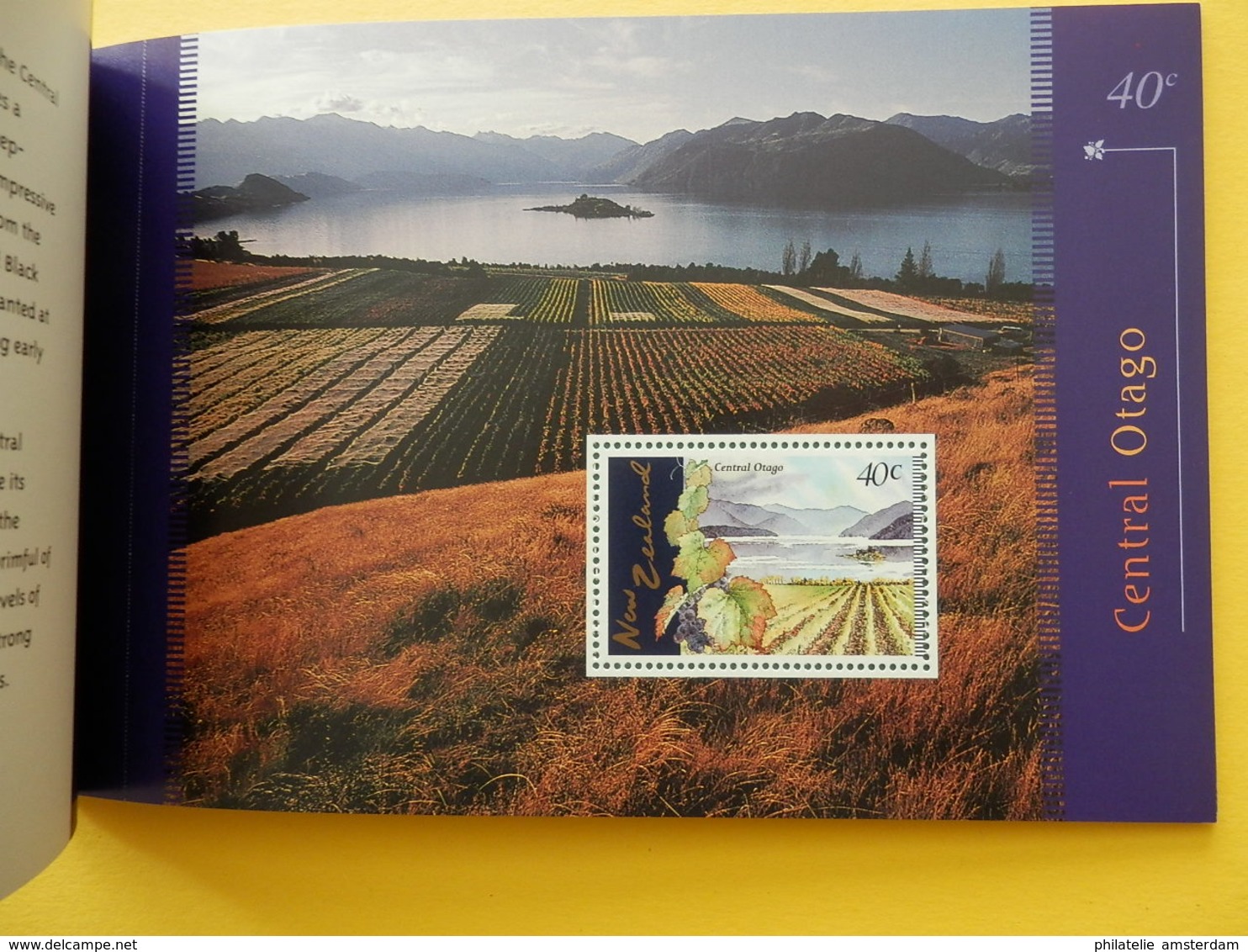 New Zealand 1997, WINE / VINEYARDS: Mi 1584-89, ** BK - Postzegelboekjes