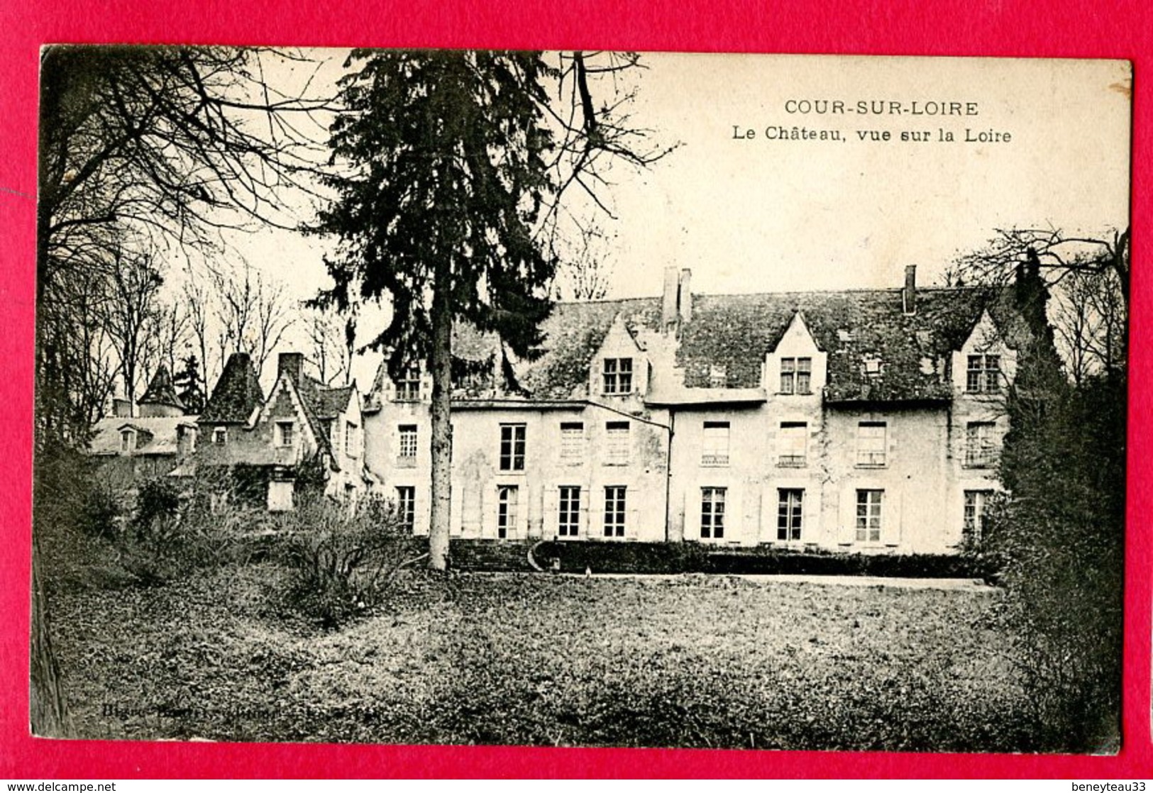 CPA (Réf : X029) COUR-SUR-LOIRE (41 LOIR-et-CHER) Le Château, Vue Sur La Loire - Sonstige & Ohne Zuordnung