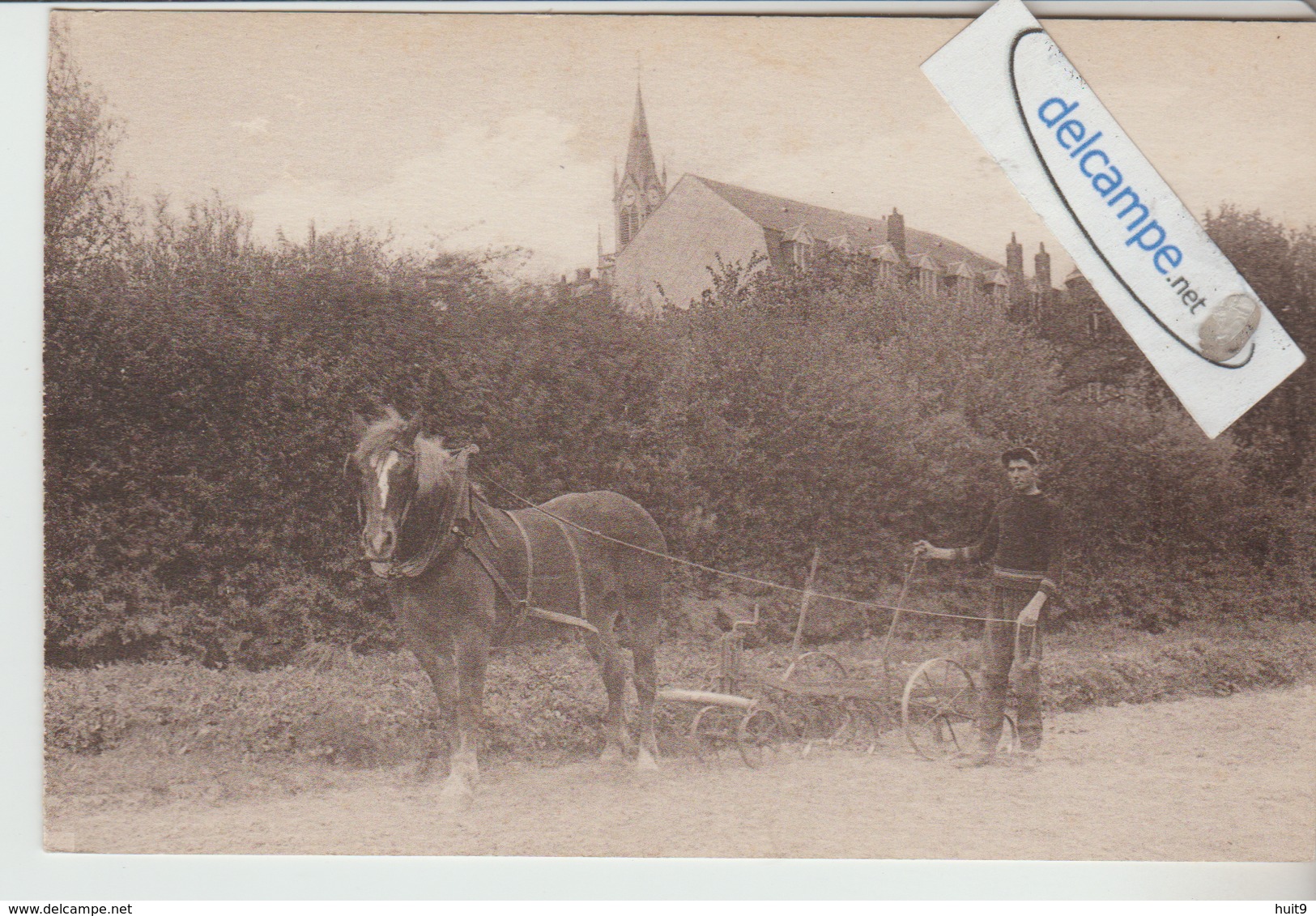 SAINT-OMER : La MALASSISE , La Ferme,Attelage. Phot Delherce. - Saint Omer