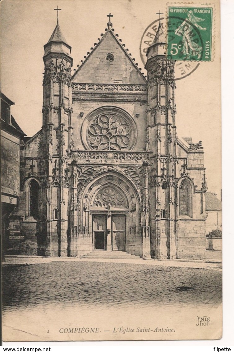 L35B350 - Compiègne - L'Eglise Saint Antoine   - Ed. ND N°2 - Compiegne