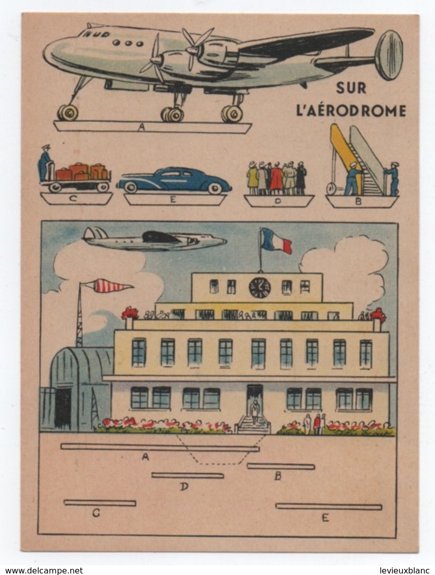 Image à Découper/ Aviation / Sur L'Aérodrome/PHOSCAO/Dardanne Rue François 1er Paris 8éme/ Vers 1930-1950   JE229 - Other & Unclassified