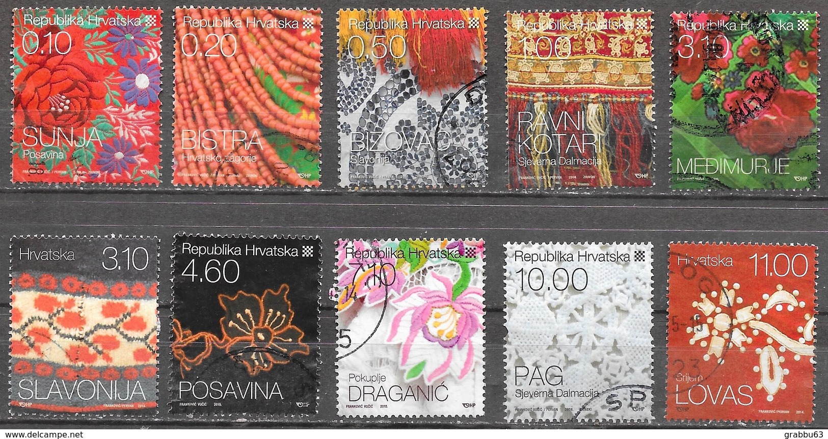 Croatie - Artisanat - Oblitérés - Lot 101 - Croatie