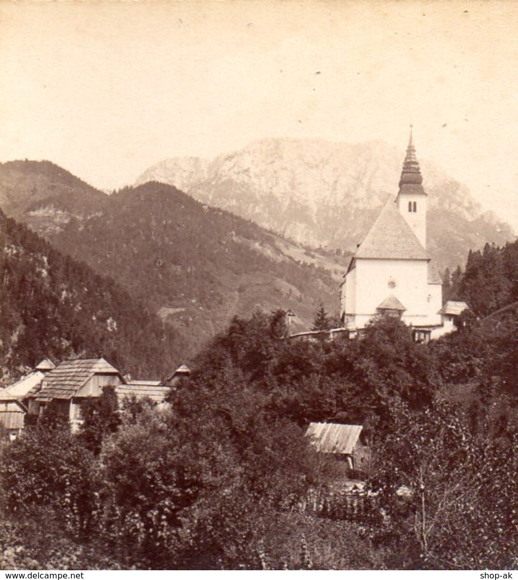 AK-1275/ Sulzbach Und Die Raducha Kärnten  Stereofoto V Alois Beer ~1900 - Stereo-Photographie