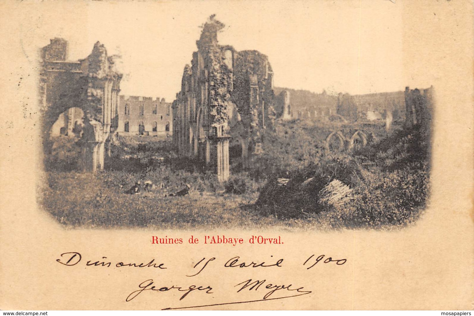 Ruines De L'Abbaye D'Orval - 1900 - Florenville