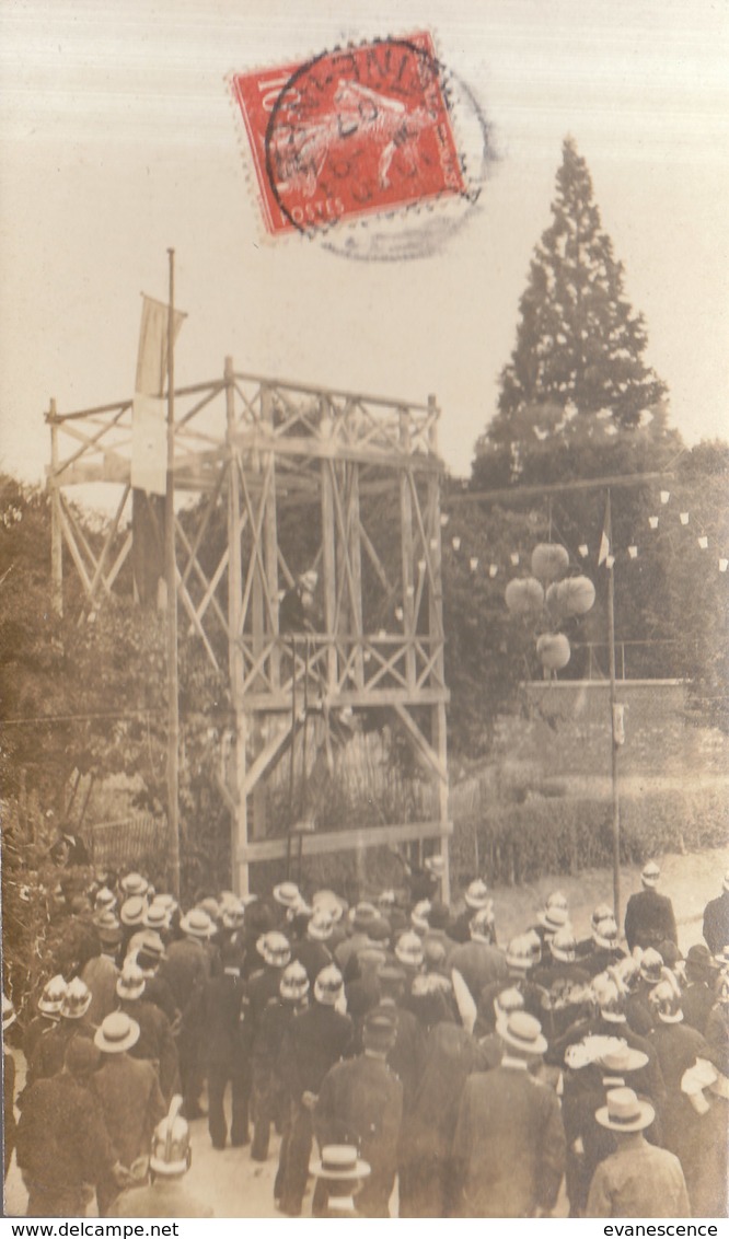 27 / BOURGTHEROULDE /  CARTE PHOTO  LES POMPIERS         /// REF   AVRIL. 19 ///   BO. - Bourgtheroulde