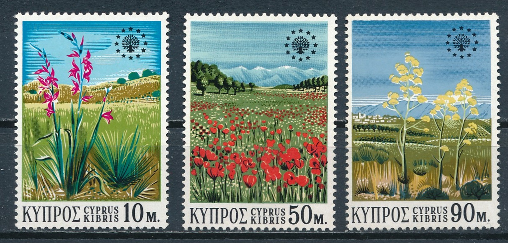 °°° CIPRO CYPRUS - Y&T N°327/29 - 1970 MNH °°° - Nuovi