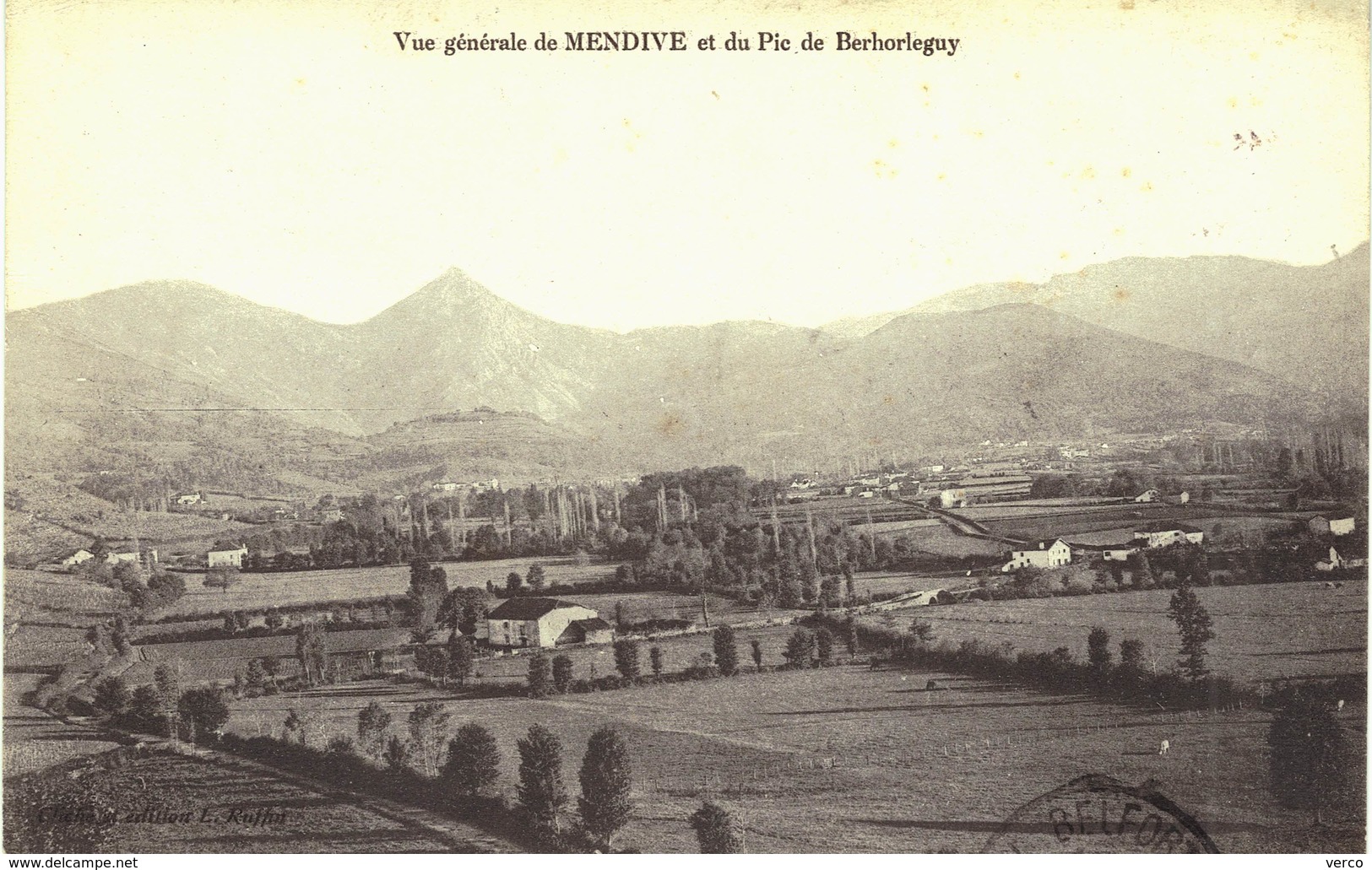 Carte Postale Ancienne De MENDIVE - Autres & Non Classés