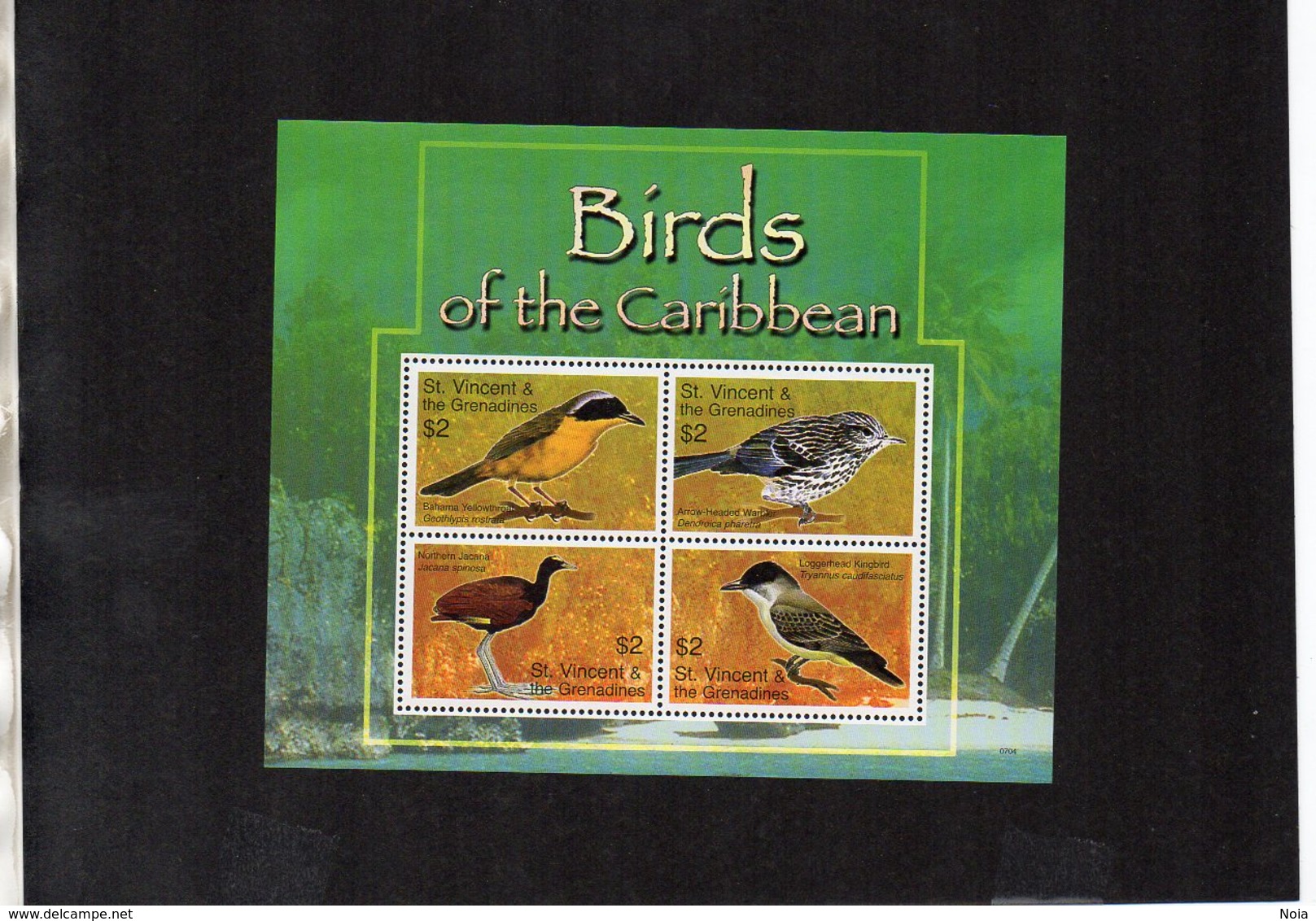 ST. VINCENT & THE GRENADINES. BIRDS. MNH (4R2211) - Other & Unclassified