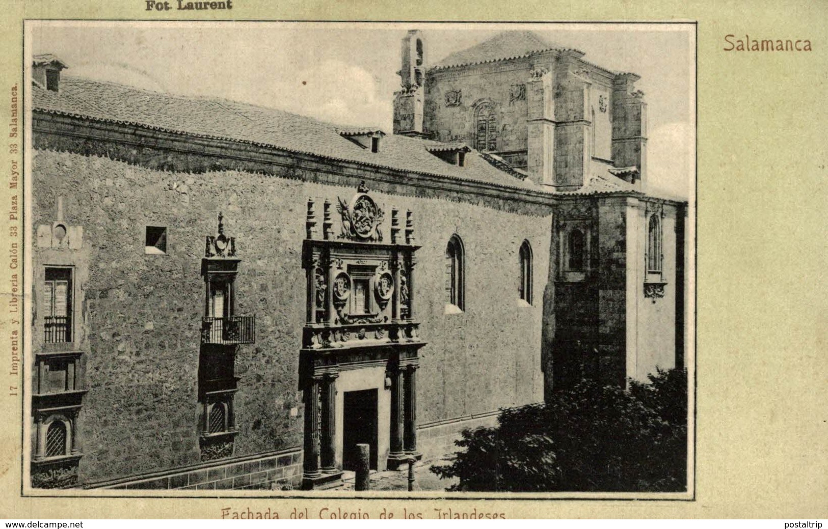 SALAMANCA. FACHADA DEL COLEGIO DE LOS IRLANDESES - Salamanca