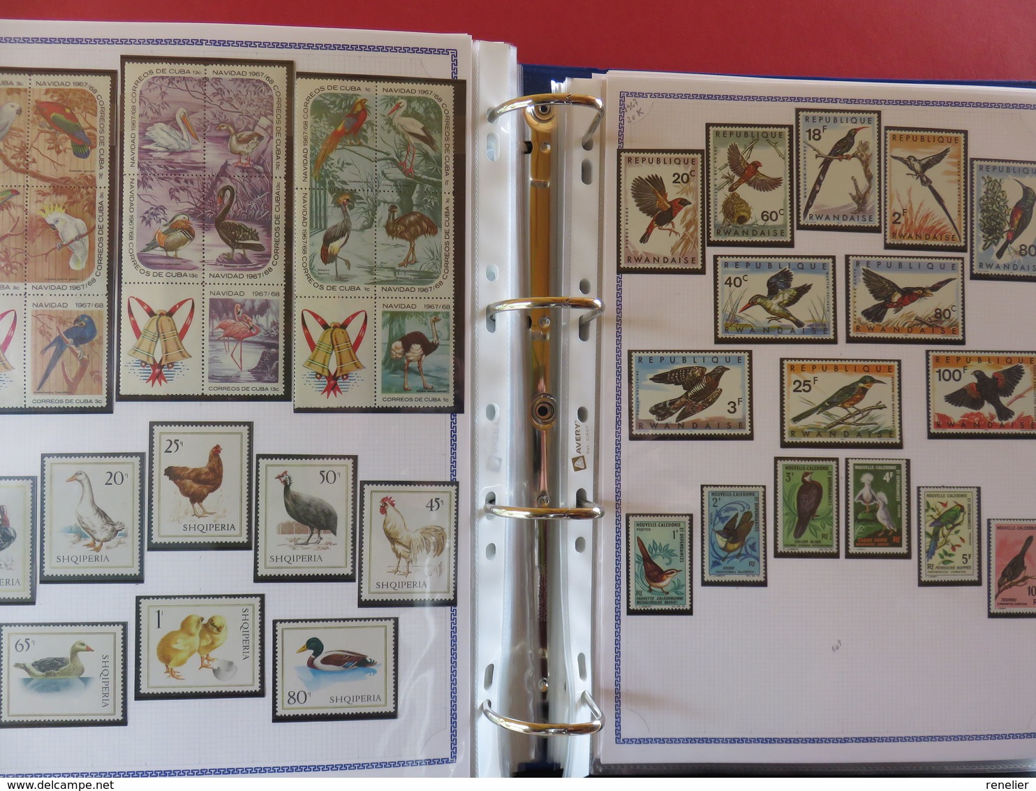 OISEAUX ALBUM n°1 - Belle collection sur le thème des oiseaux : TP*, TP** et TP° de plus de 160 PAYS