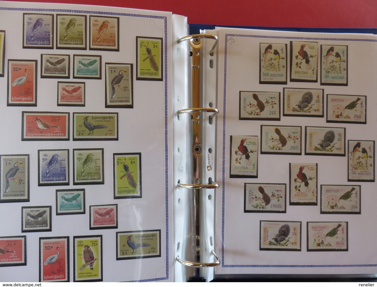 OISEAUX ALBUM n°1 - Belle collection sur le thème des oiseaux : TP*, TP** et TP° de plus de 160 PAYS