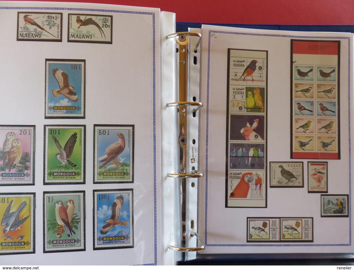 OISEAUX ALBUM n°1 - Belle collection sur le thème des oiseaux : TP*, TP** et TP° de plus de 160 PAYS