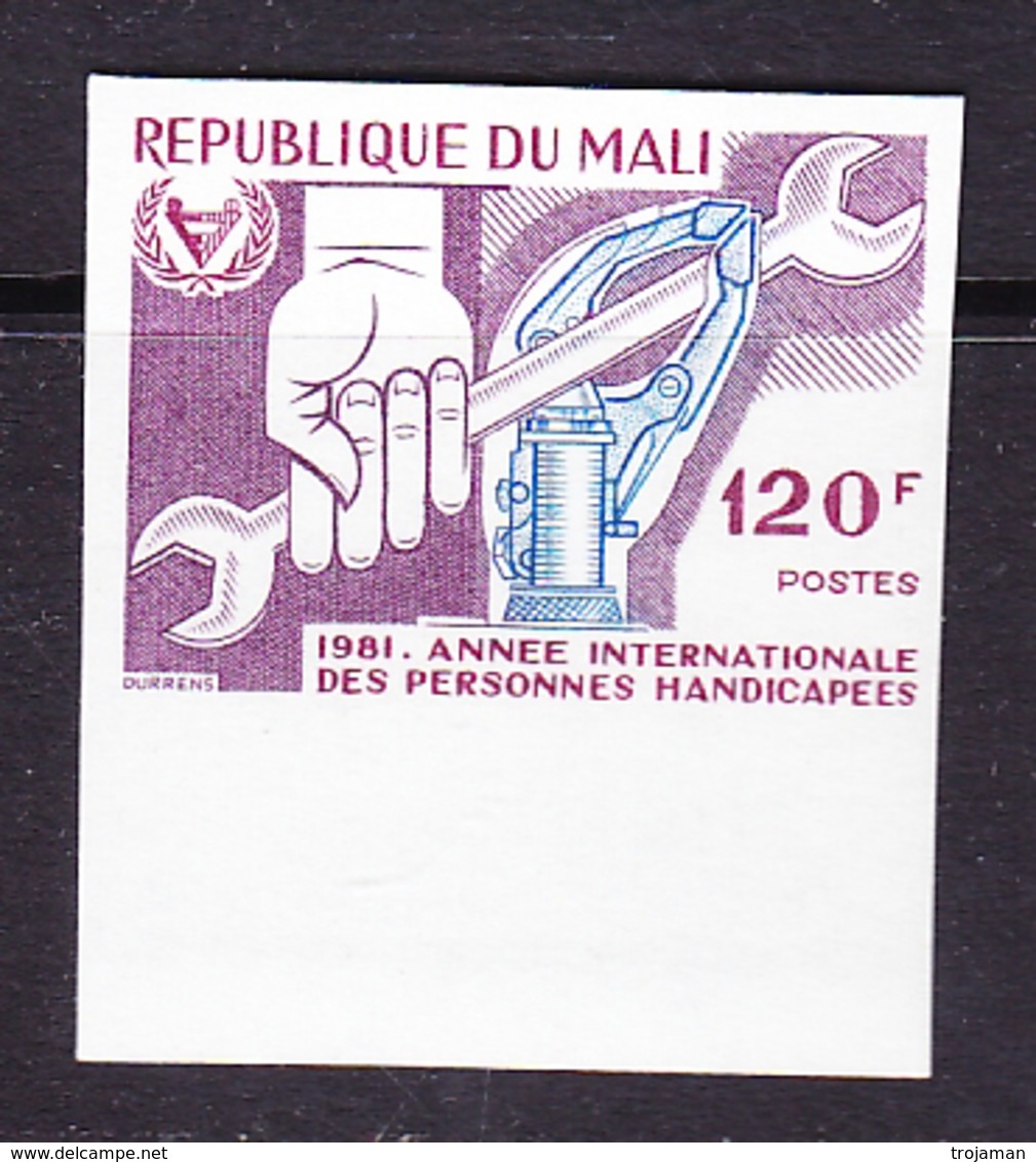 REPUBLIQUE  DU MALI MHN. IMPRERF. - Handicap