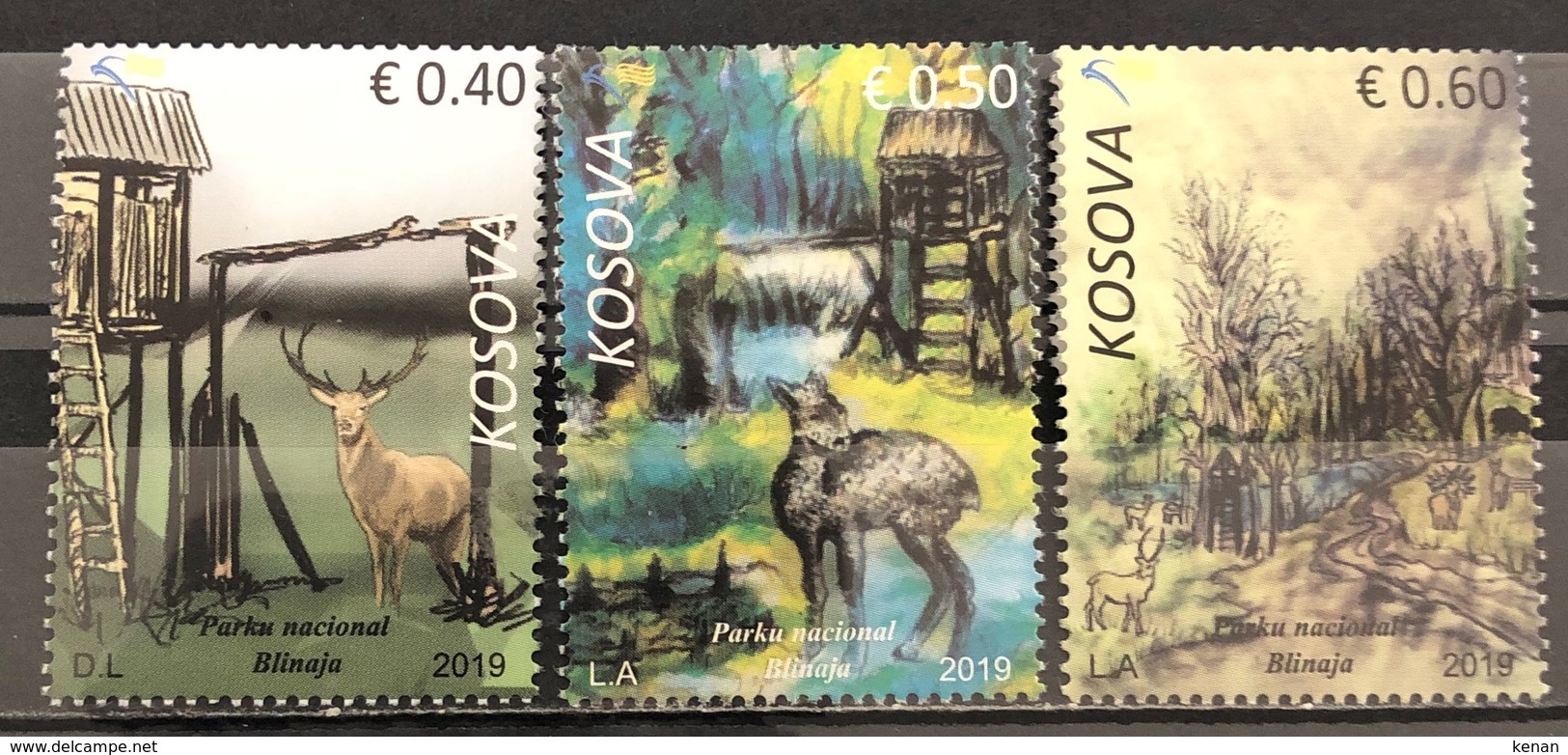 Kosovo, 2019, Mi: 453/55 (MNH) - Animalez De Caza