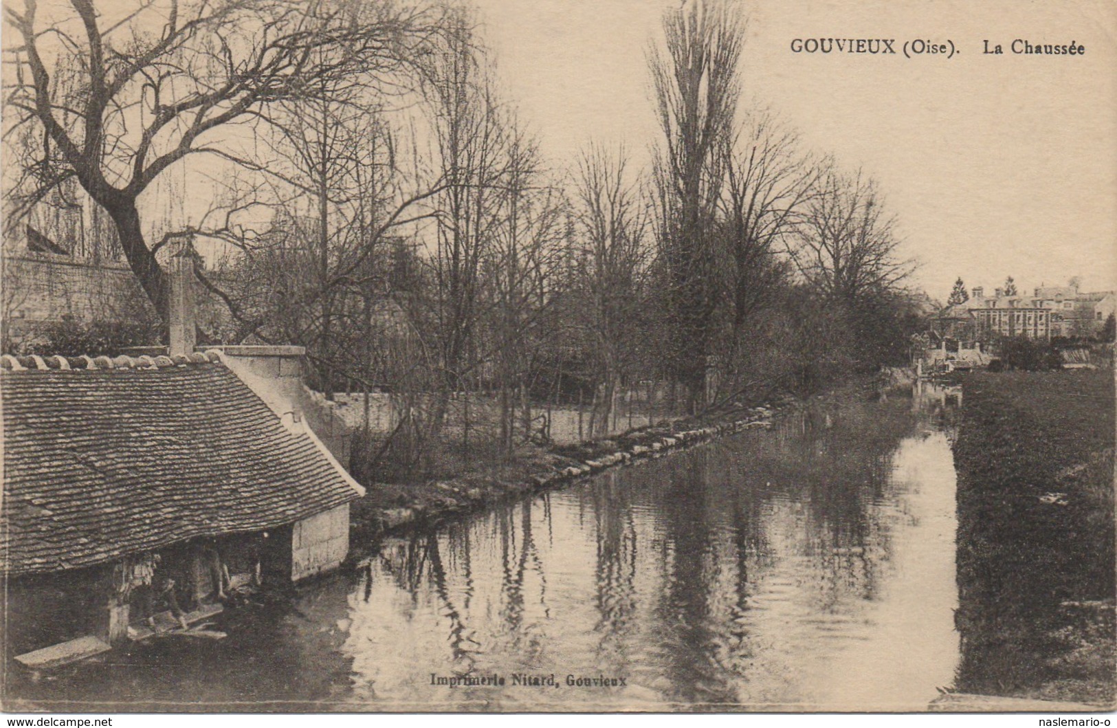 CPA 60 GOUVIEUX La Chaussée - Gouvieux