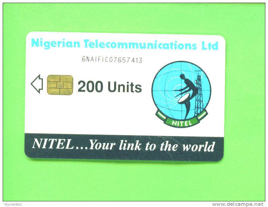 NIGERIA - Chip Phonecard 200 Units Reverse Sateliite Dish - Nigeria