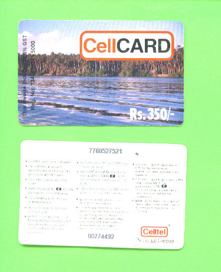 SRI LANKA - Remote Phonecard As Scan - Sri Lanka (Ceylon)