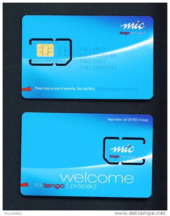 NAMIBIA  -  Mint/Unused SIM Phonecard/MTC As Scan - Namibia