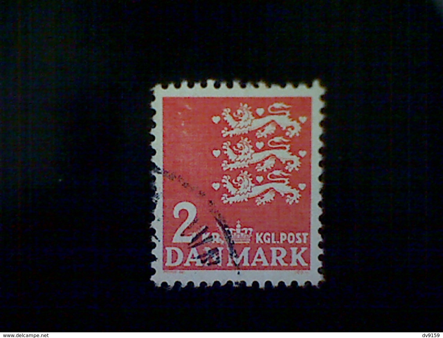 Denmark (Danmark), Scott #298, Used (o), 1947, Small State Seal, 2k, Red - Used Stamps