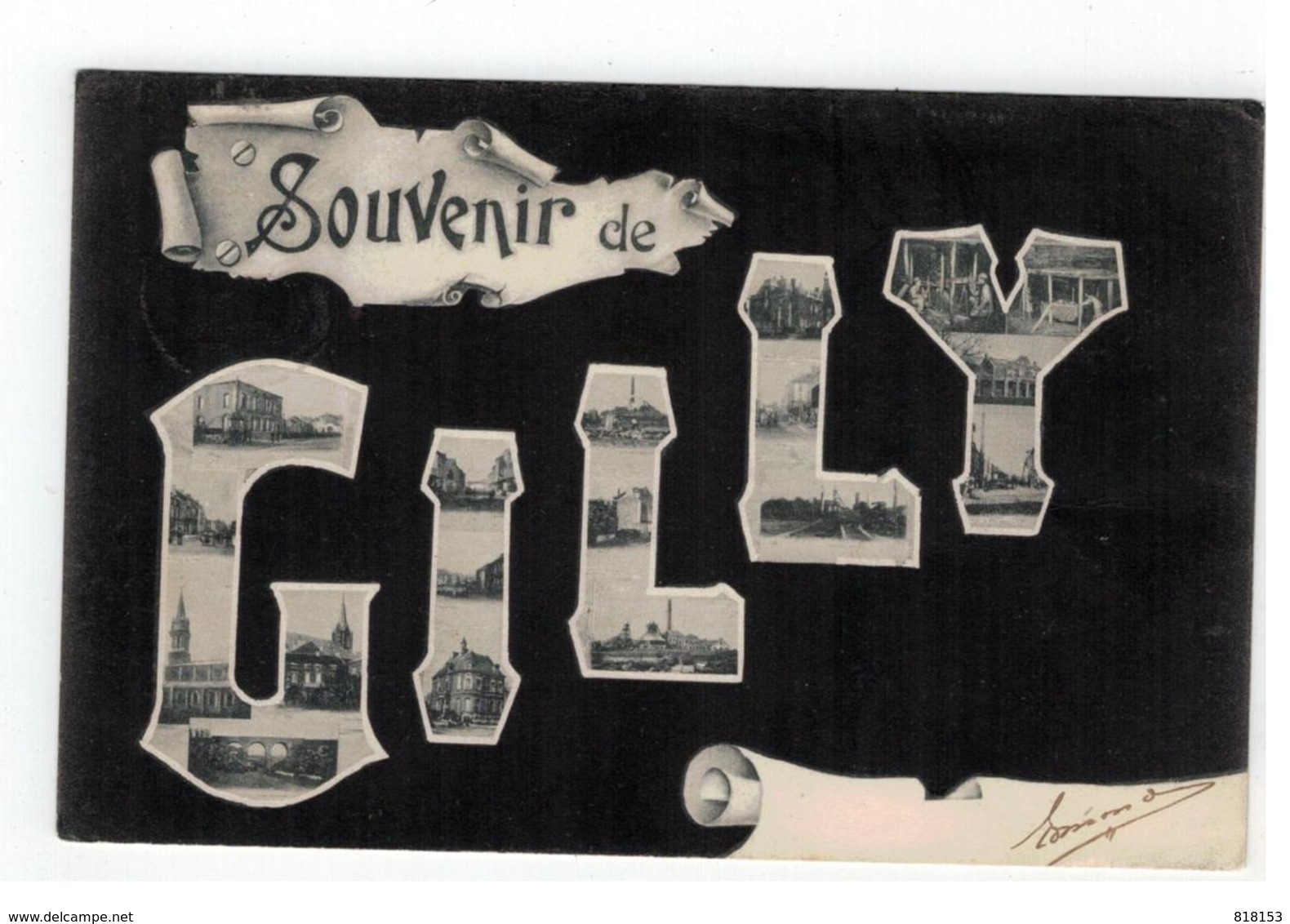 GILLY  Souvenir De Gilly 1905 - Charleroi