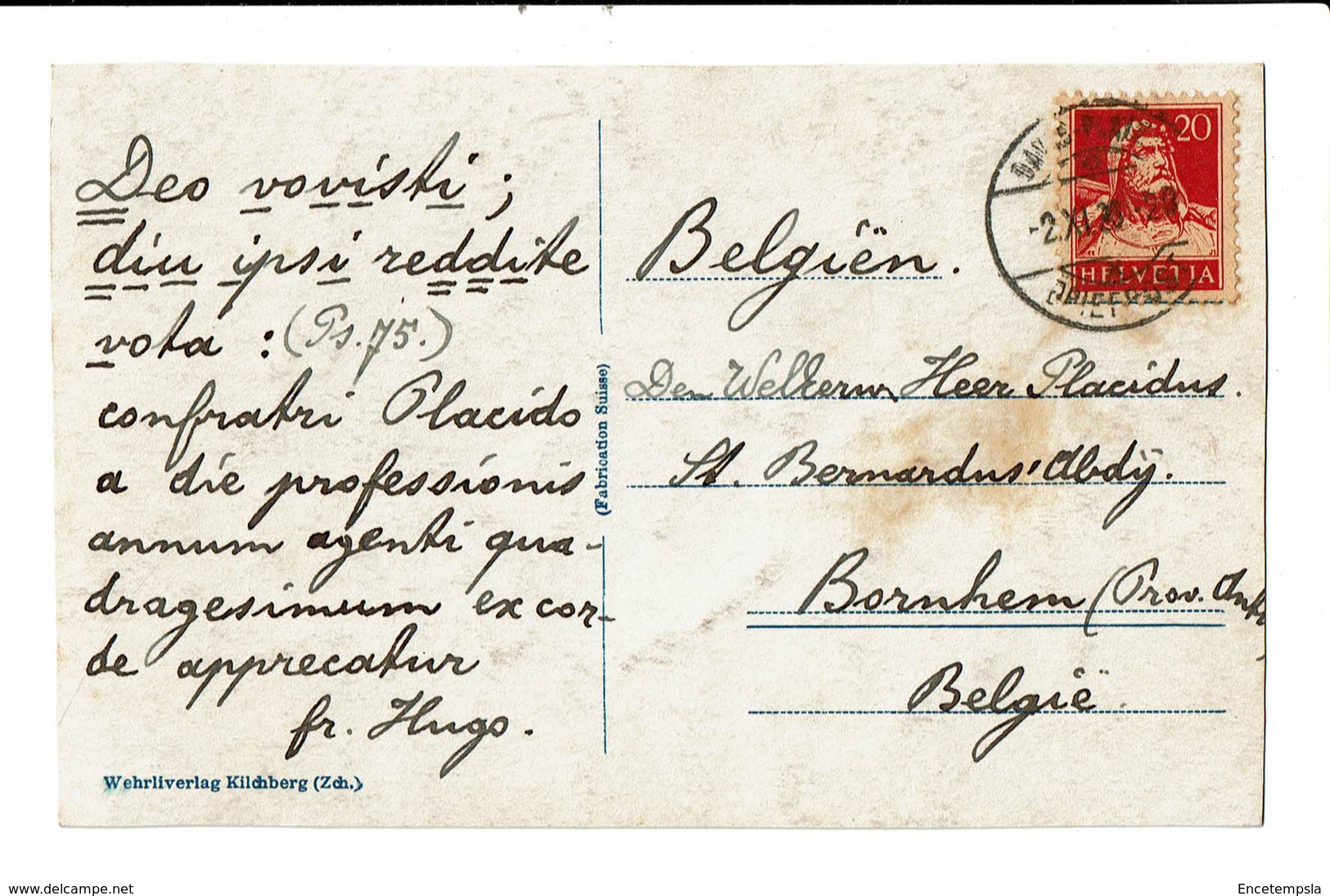 CPA - Carte Postale -Suisse - Wehrliverlag Kilchberg-1923 VM2059 - Kilchberg
