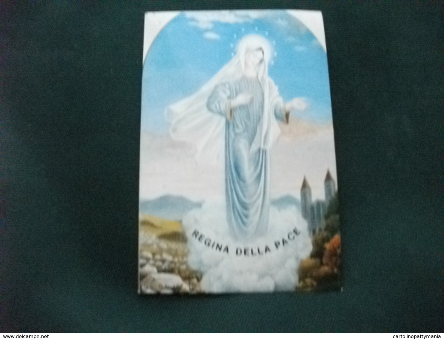 SANTINO HOLY PICTURE IMAGE SAINTE REGINA DELLA PACE - Religion & Esotericism