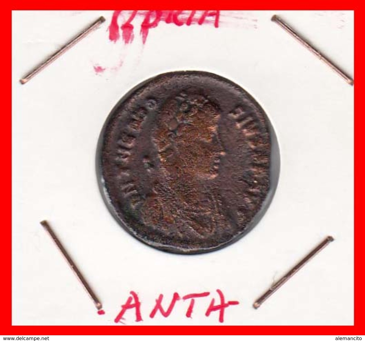 MONEDA  --  MUY ANTIGUA SIN IDENTIFICAR - El Bajo Imperio Romano (363 / 476)