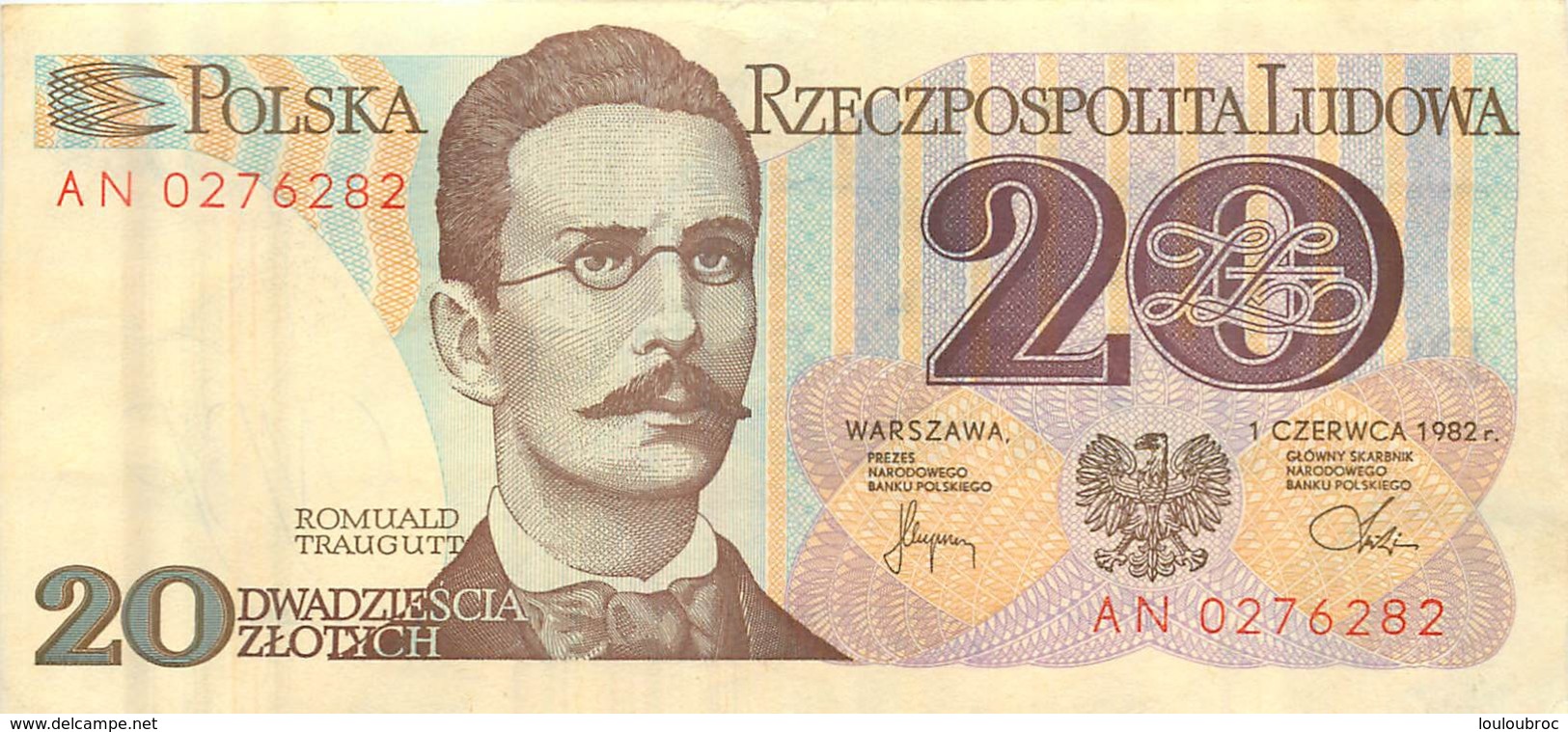 BILLET  POLOGNE POLSKA 20 - Pologne