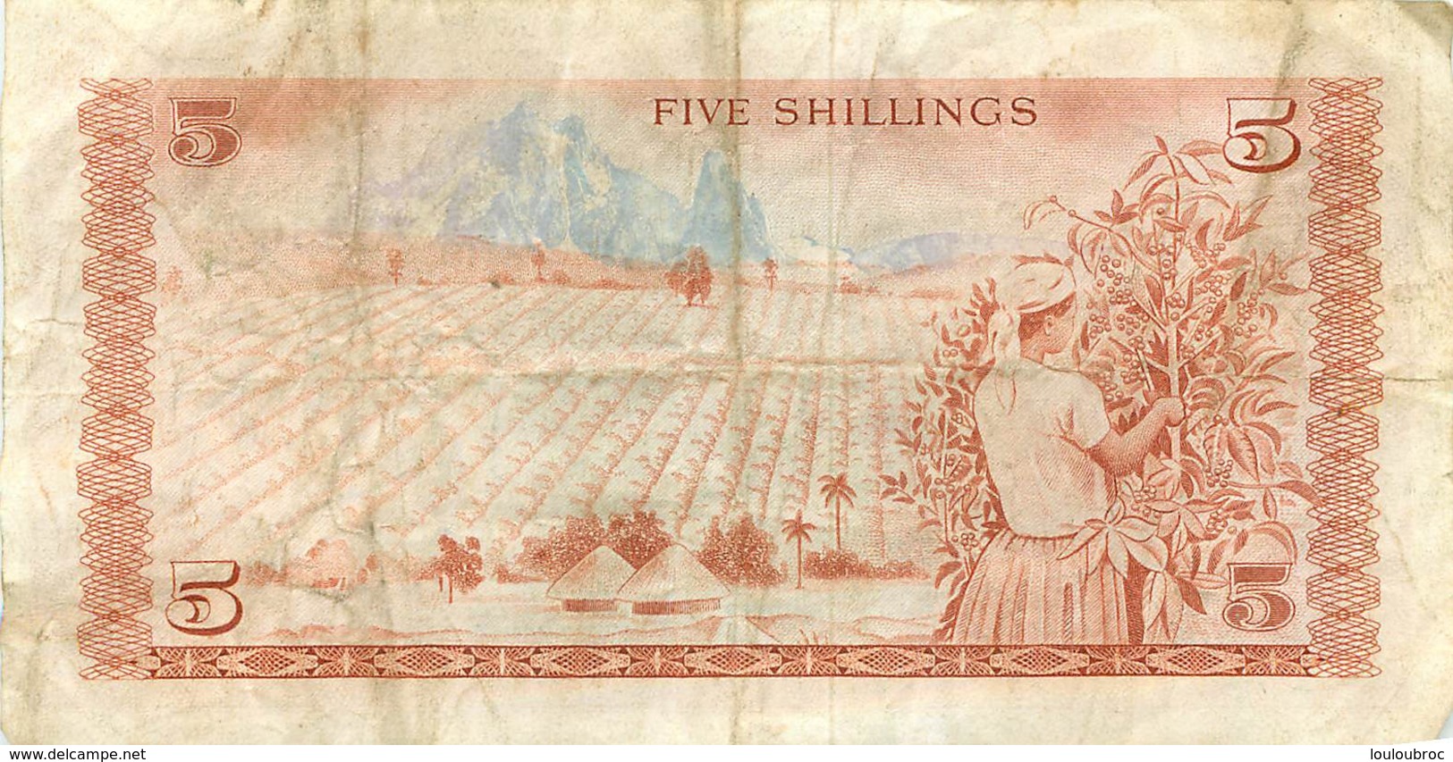 BILLET  KENYA 5 SHILLINGS - Kenya