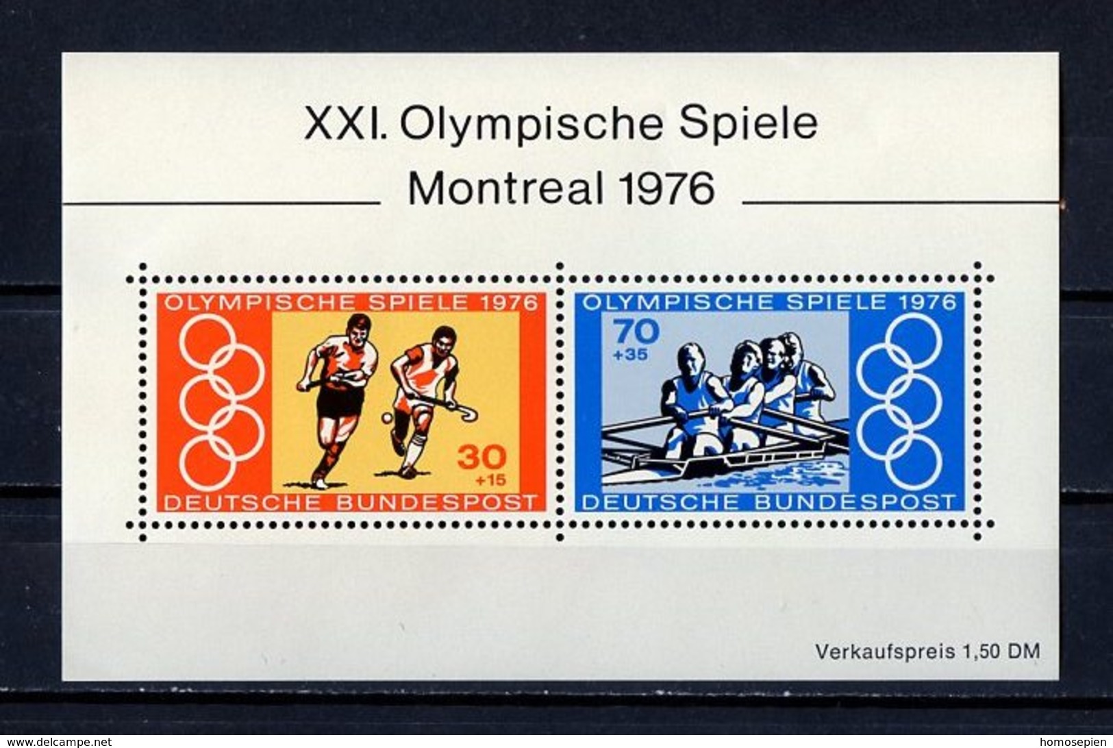 Allemagne Fédérale - Germany - Deutschland Bloc Feuillet 1976 Y&T N°BF11 - Michel N°B12 *** - JO De Montréal - 1959-1980
