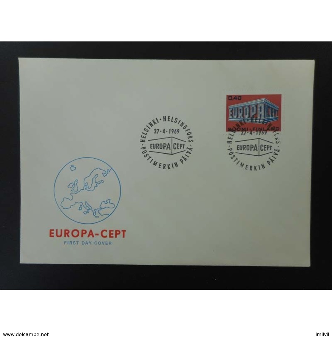 Timbre Finlande - FDC Europa - FDC