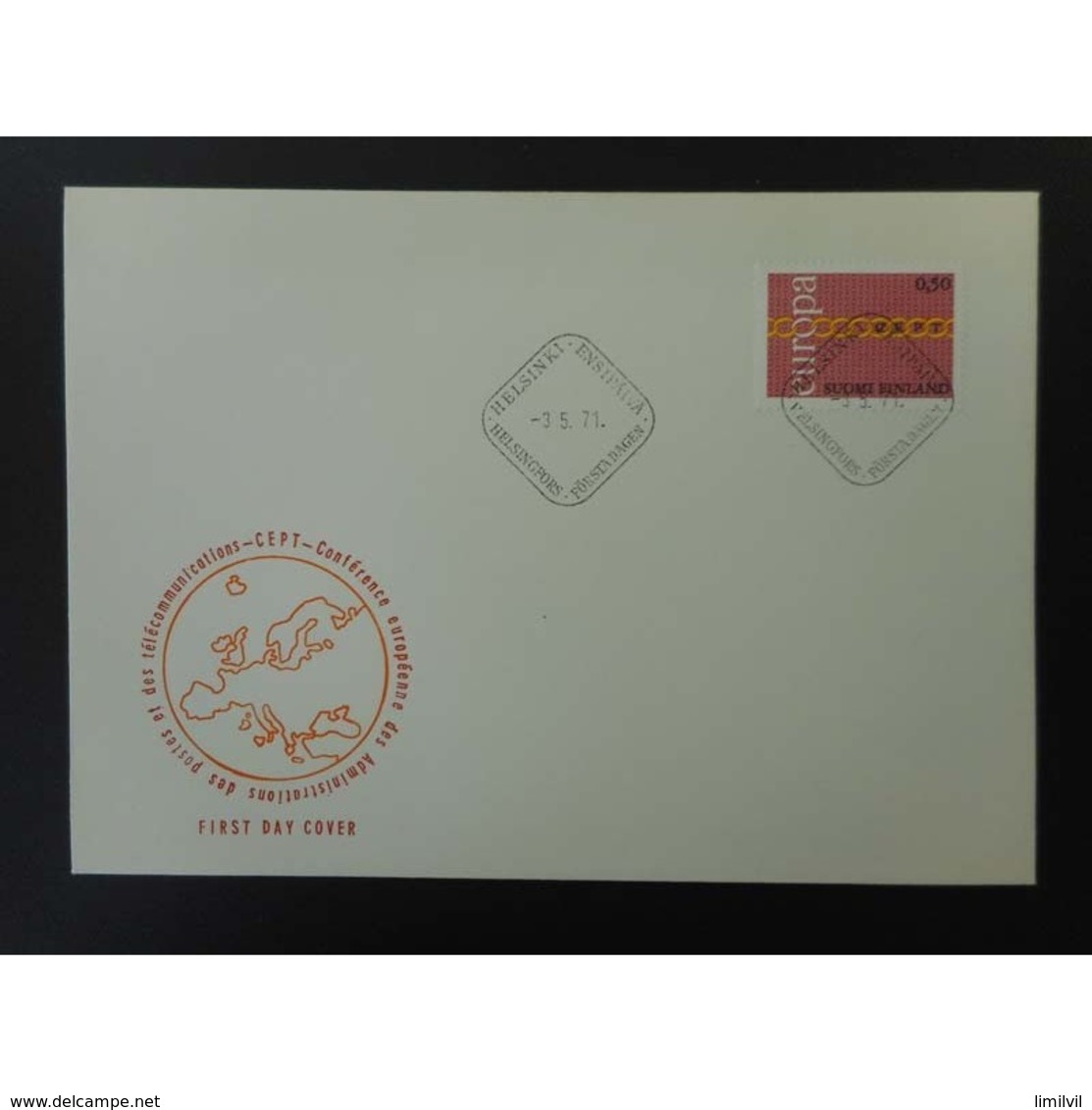 Timbre Finlande - FDC Europa - FDC