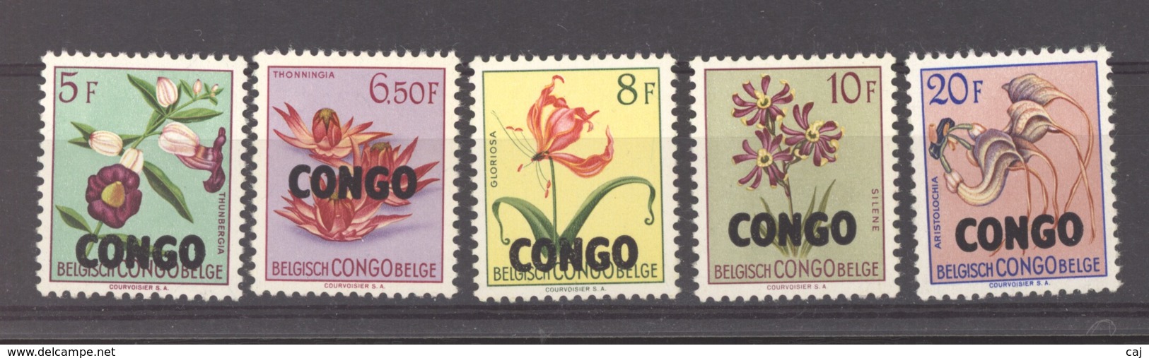 Congo  :  Yv  393-97  ** - Unused Stamps